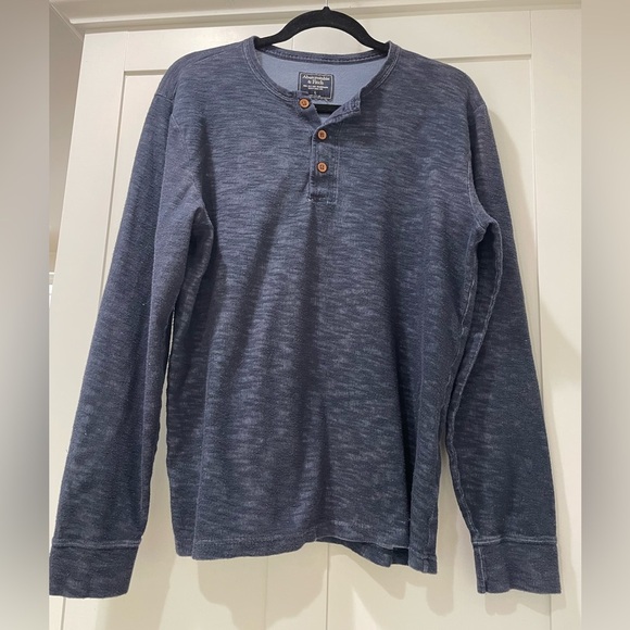 Abercrombie & Fitch Men’s Henley Size L - Picture 1 of 3